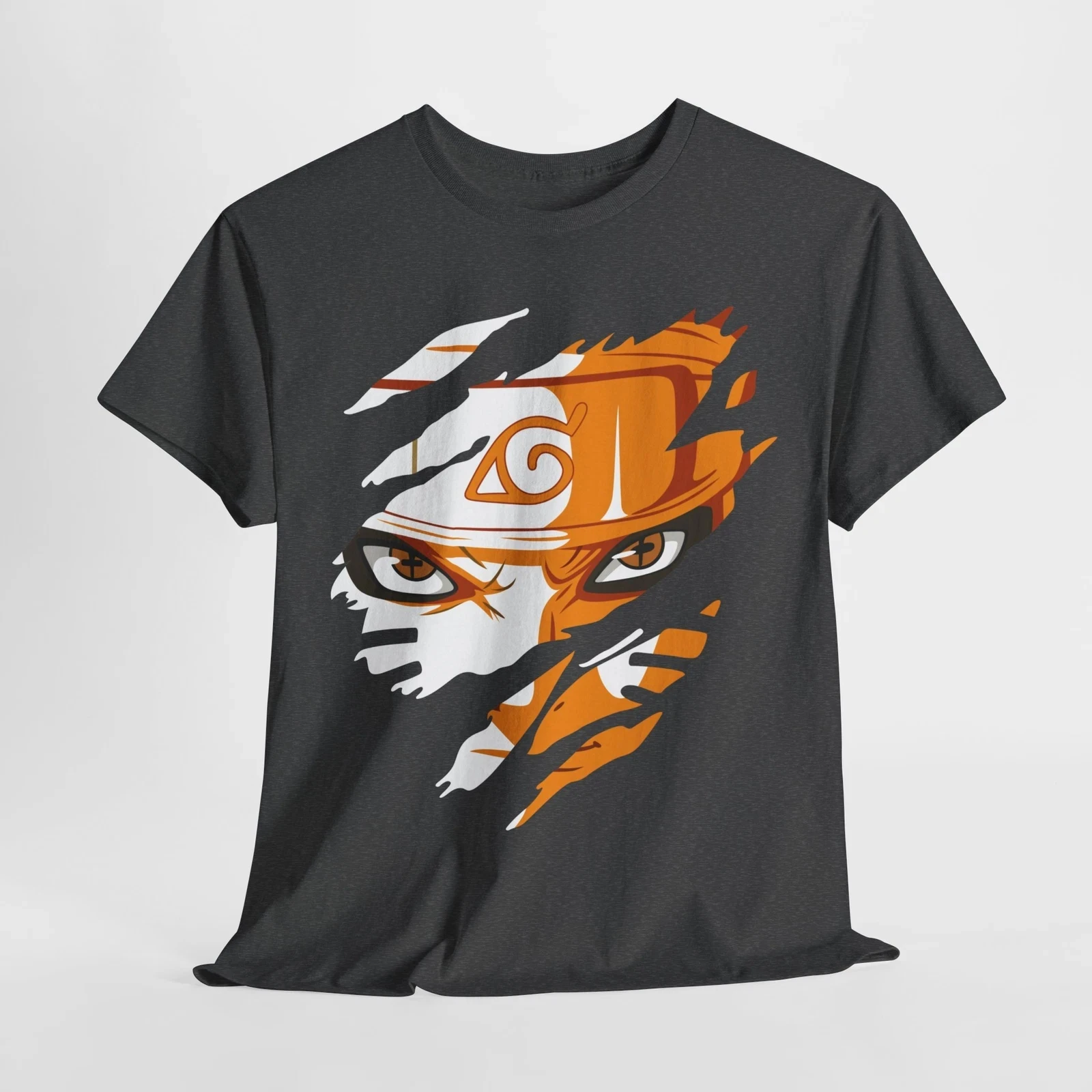 

Мужская футболка с принтом аниме Наруто Узумаки и Девятихвостым демоном, свободного кроя, с коротким рукавом, новинка лета 2026, спортивный топ для детей