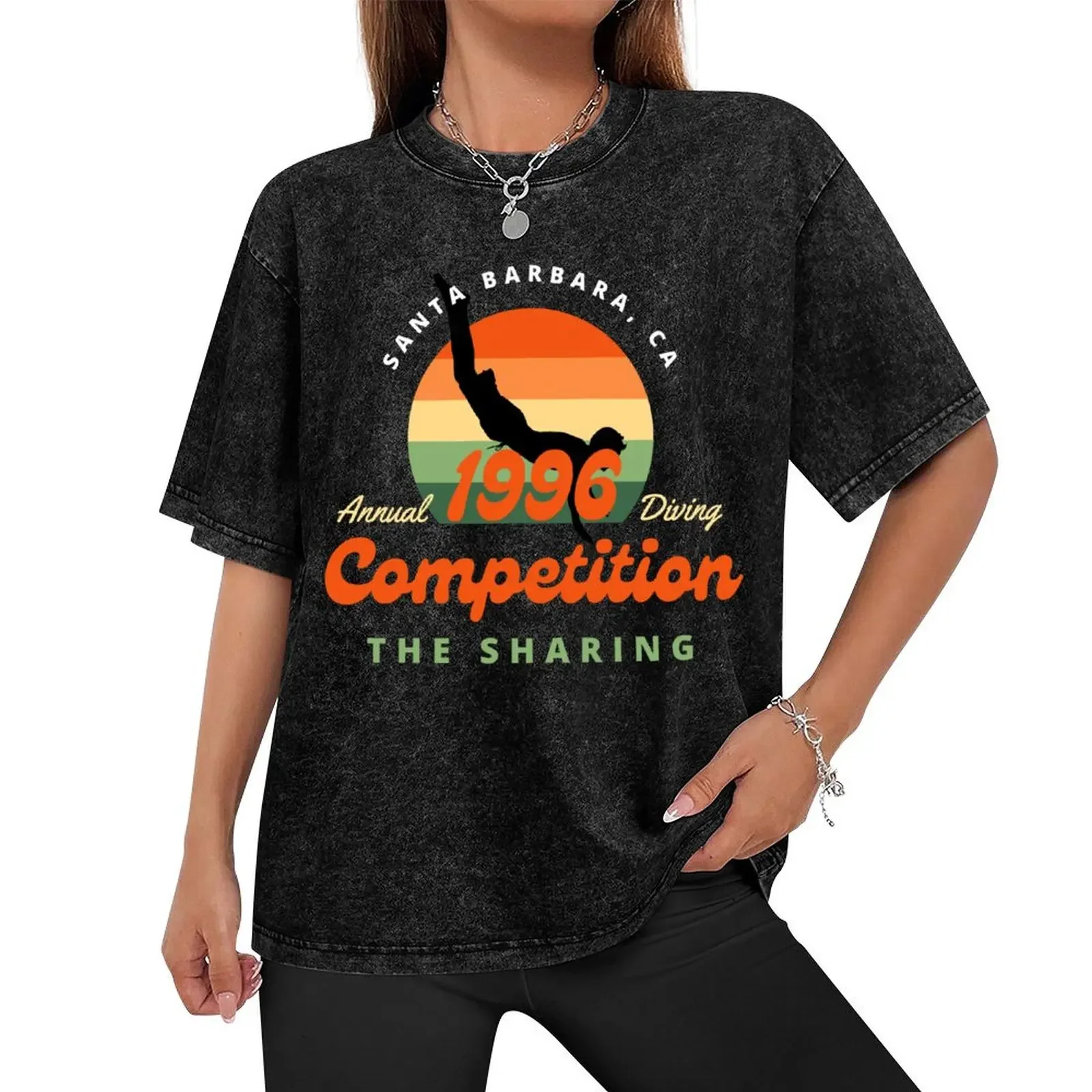 Annual Diving Competition 1996 T-Shirt quick-drying customs cute tops shirts men graphic