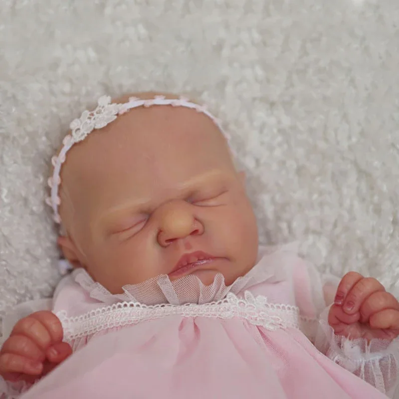 18Inch Reborn Doll kit Romilly Limited Edition Lifelike Soft Touch Unfinished doll kit