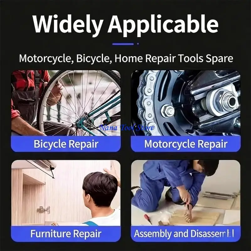 31GJ Functional Screwdriver Alternative Sockets Wrenches For Home Workshop Tasks