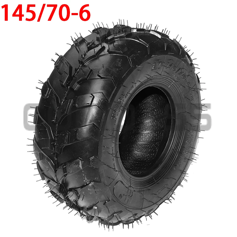 145/70-6" 6 inch Front Rear tubeless Tyre Tire For 50cc 70 90 110cc 125cc Kids Quad Bike Buggy ATV Buggy