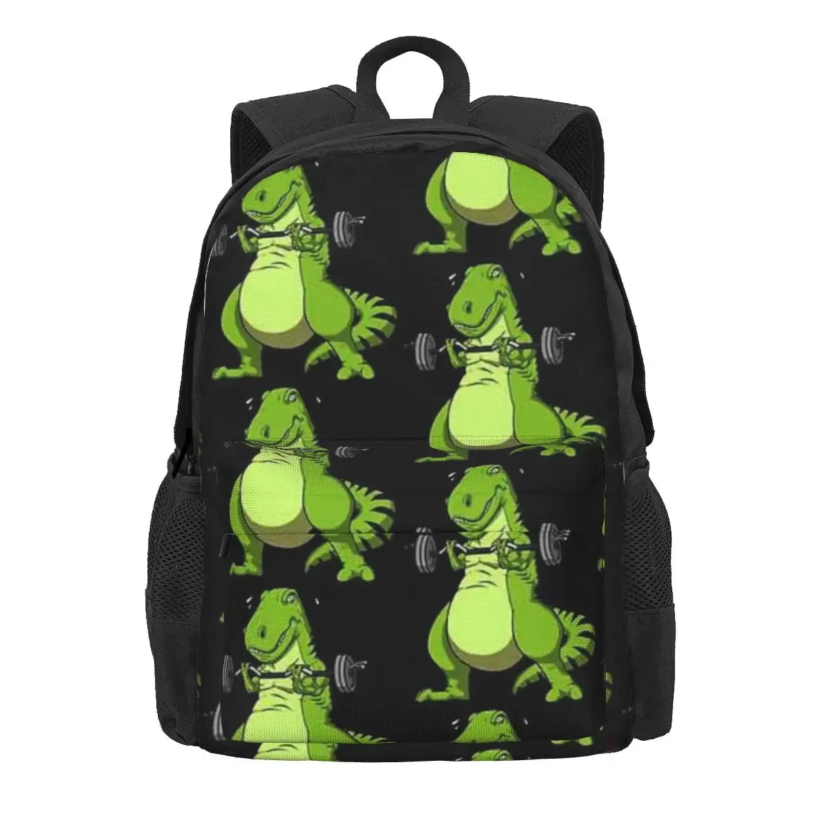 

T-Rex Dinosaur Fitness Backpacks Boys Girls Bookbag Children School Bags Cartoon Laptop Rucksack Shoulder Bag Large Capacity