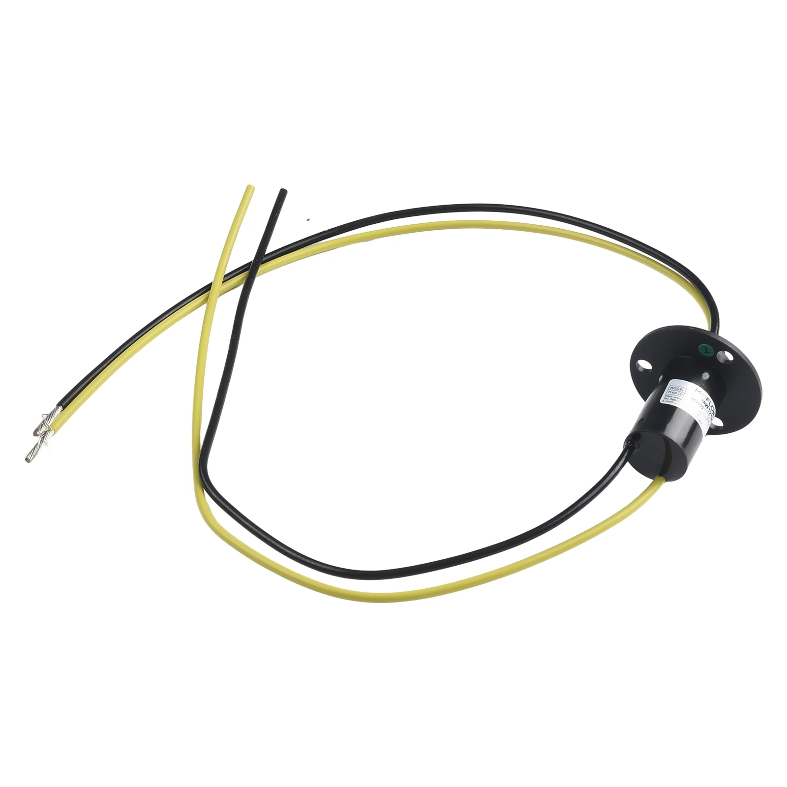 2-wire 30A Conductive Slip Ring 150RPM 22mm Diameter Collector Ring Compact Electrical Slip Ring Generator Slip Ring