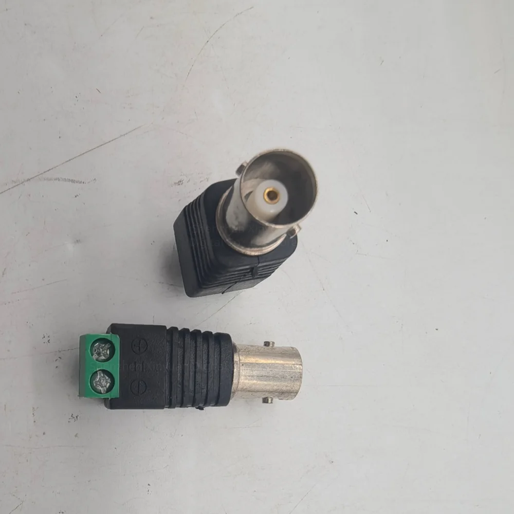 Q9 BNC Male/Female Camera Monitoring Video Cable Plug Pressure Connector No Soldering Required for Electronic Components
