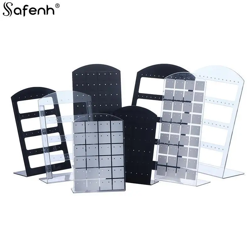 

1pc Necklace Bracelet Earring Jewelry Hanging Accessories Display Wardrobe Earing Stand For Plastic Earingstand For Earing Stand