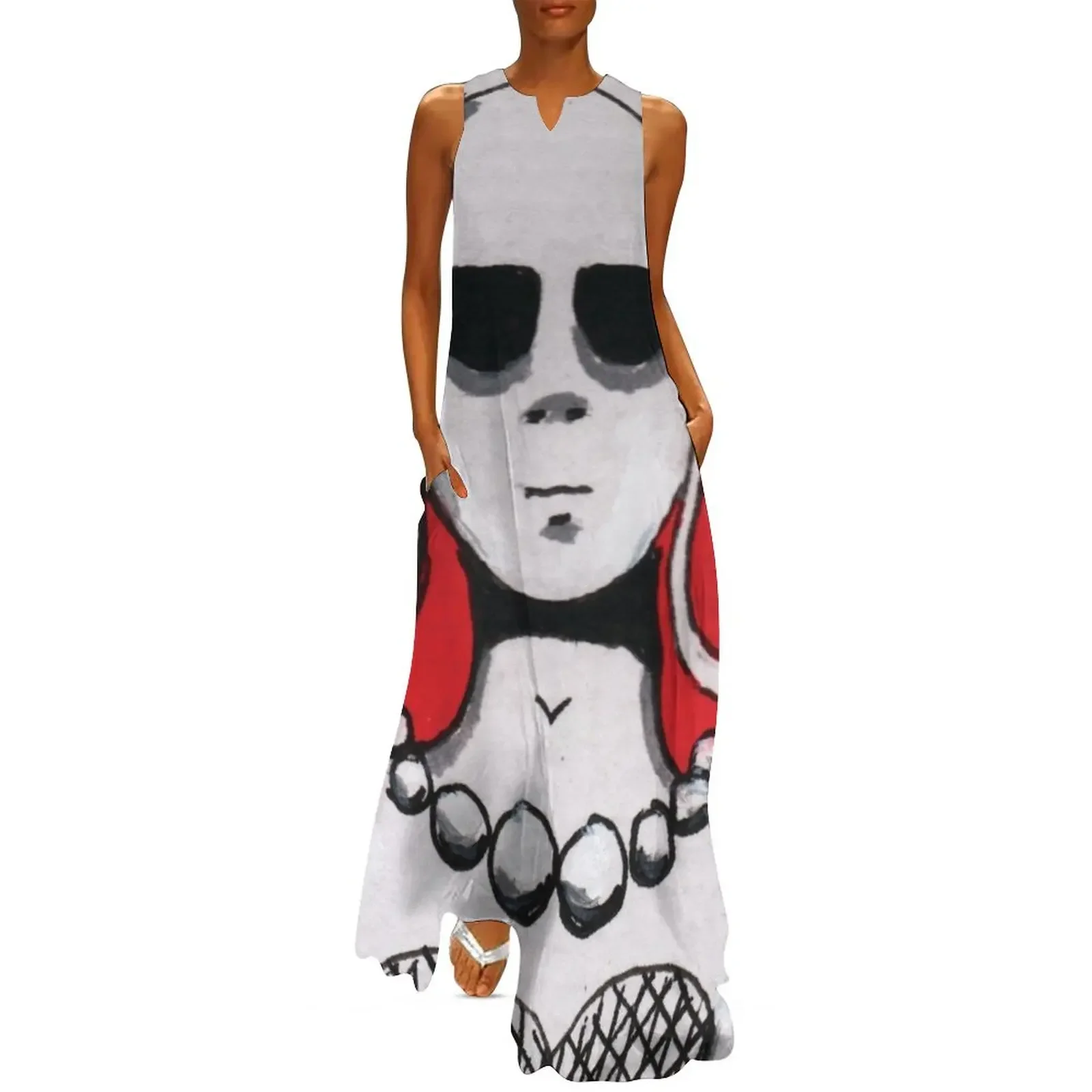 

White-haired Dead Girl 10 Long Dress elegant chic women dresses promotion Woman fashion Dress