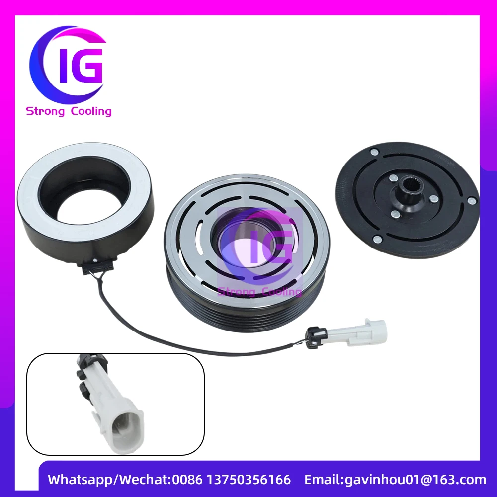 Air Conditioning AC Compressor Clutch For Opel Astra H SW 1.3 2006 Diesel 93180341
