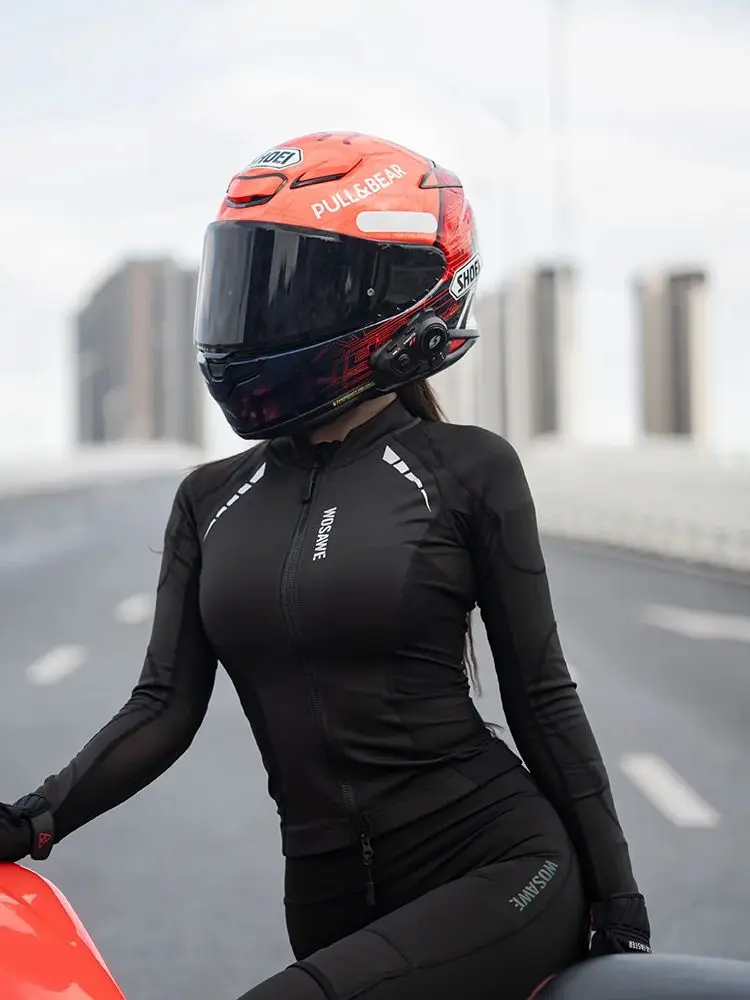 WOSAWE Dames Motorjas Zomer Ademend Sport Motocross Rijden Motorjassen Kleding - afbeelding 2