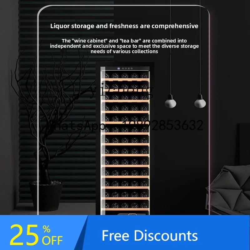 

LYY high air-cooled red wine cabinet constant temperature wine cellar household living room tea drink ice bar freezer