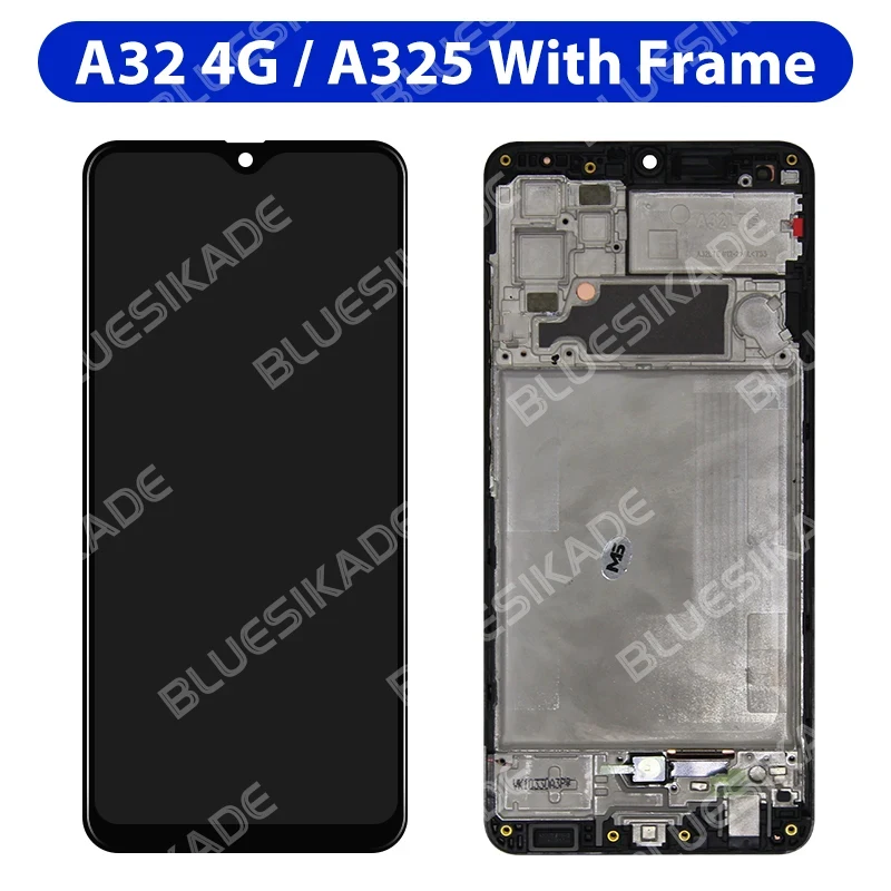 SUPER AMOLED LCD For Samsung Galaxy A32 4G LCD A325 A325F A325M Display Touch Screen For A32 5G Screen A326 A326B Replace Parts