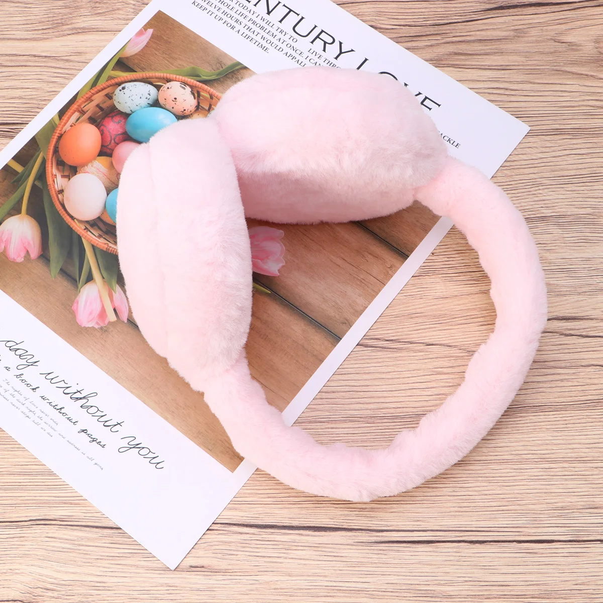 

Warm Earmuffs Winter Ear Muffs Ear Warmers Pink Covers Girls Boys Soft Cartoon Style Long Wear Durable