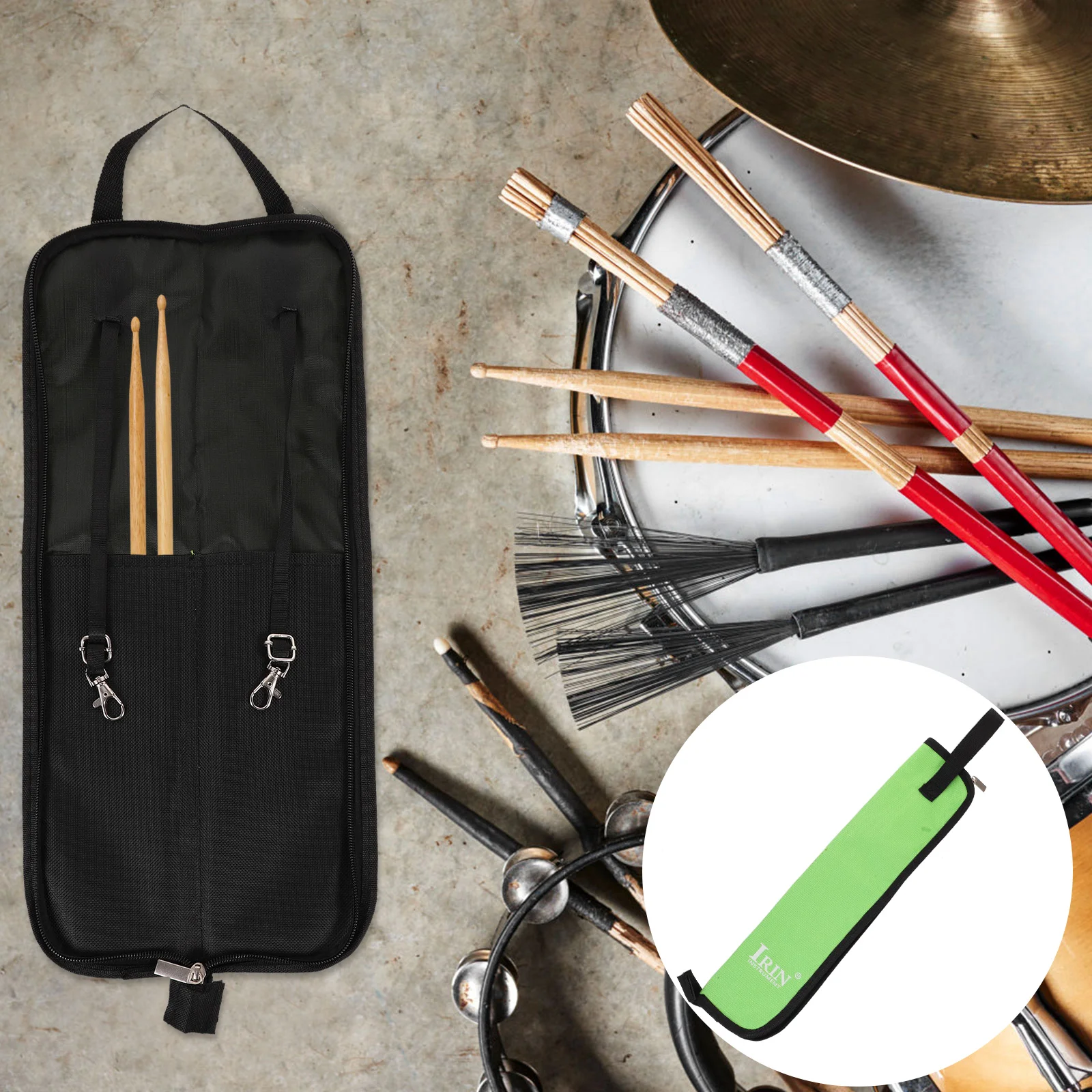 Drum Drumstick Stick Sticks Holder Mallet Case Percussion Pouch Storage Jazz Accessories Handle Kit Special Wire Handbag