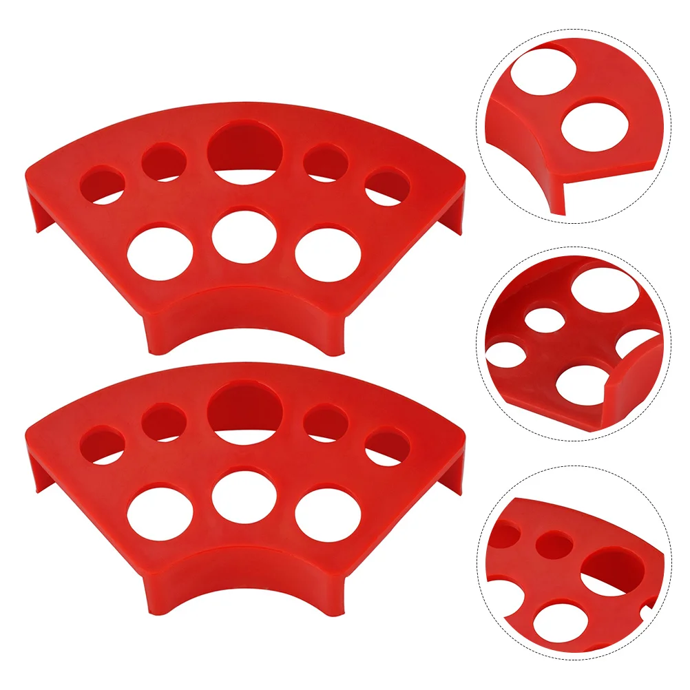 

2Pcs Tattoos Ink Cup Holder Portable Plastic Pigment Stand Convenient Tattoo Ink Storage Holder for Artists Tattoos Pigment