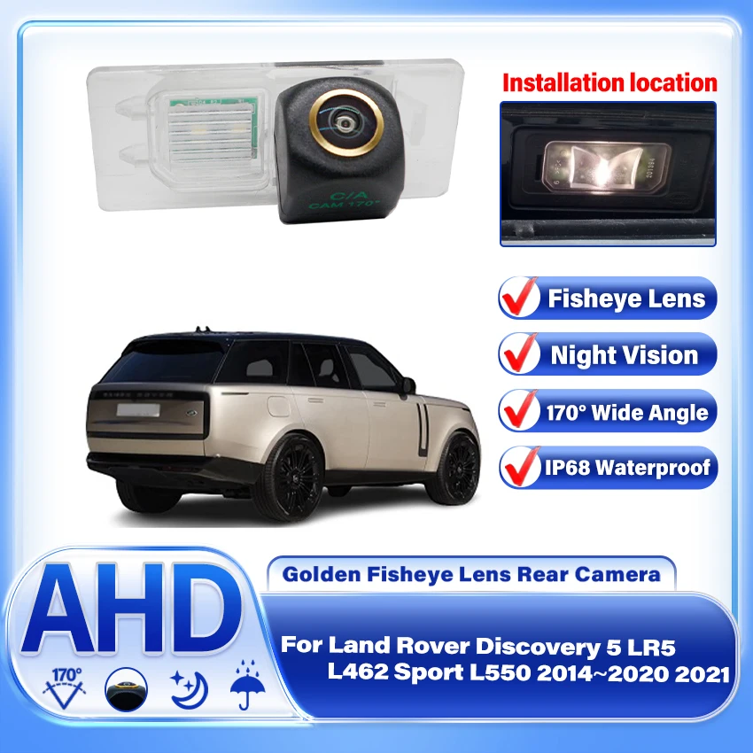 

Car Rear View Reverse Backup Parking AHD CCD 1080P Wide Angle Camera For Land Rover Discovery 5 LR5 L462 Sport L550 2014~2021