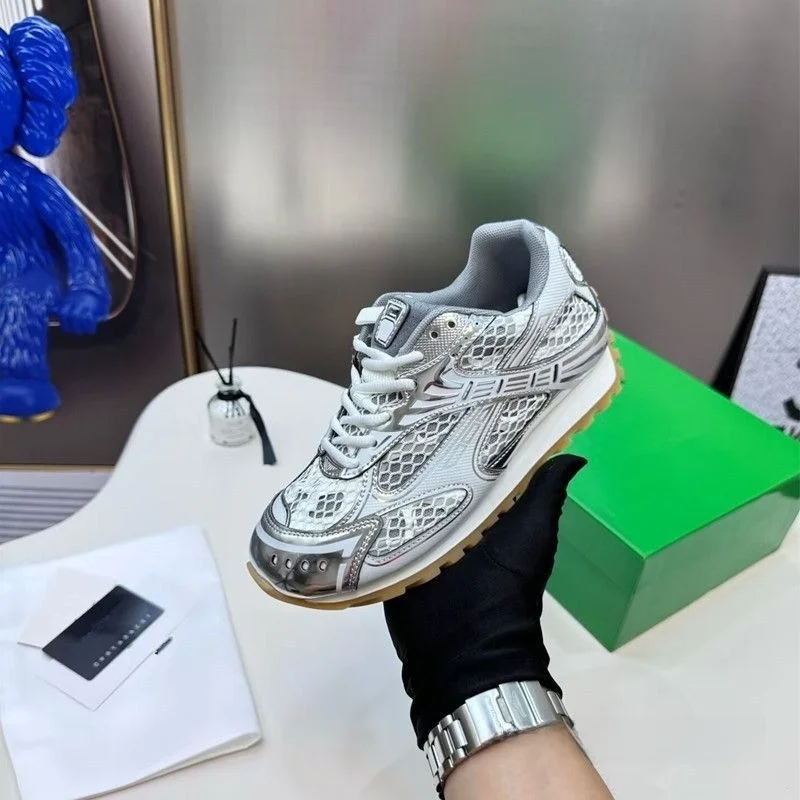 جديد Colorway الأصلي Bv Wang Yibo سميكة القاع أبي أحذية رياضية غير رسمية أحذية زرقاء مريحة احذية الجري شبكة العلوي المطاط... #2