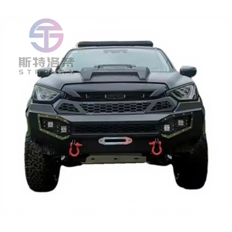 

Стальной передний бампер Deluxe Dmax Bull Bar для Isuzu D-max 3-го поколения 2019+