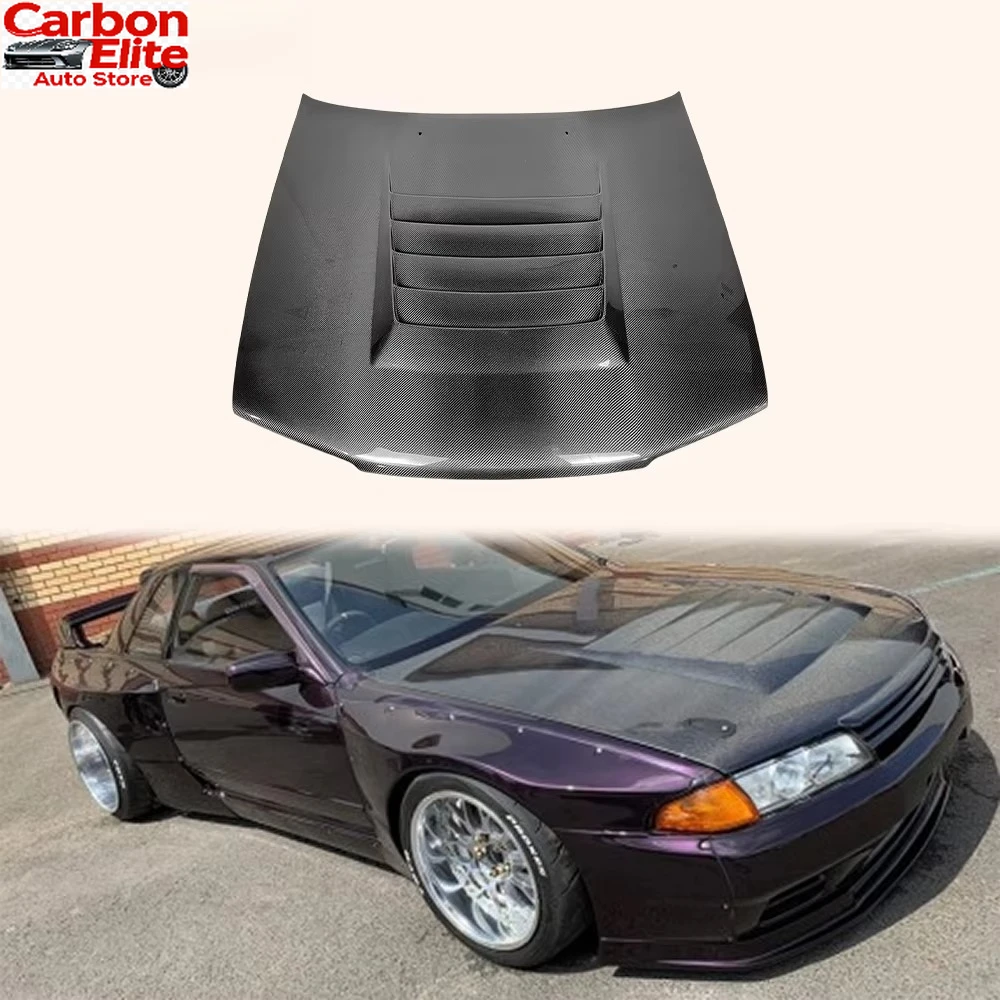 

Капот из углеродного волокна PerfectFit NIS с вентиляцией для Nissan Skyline R32 GTR2D 89-93