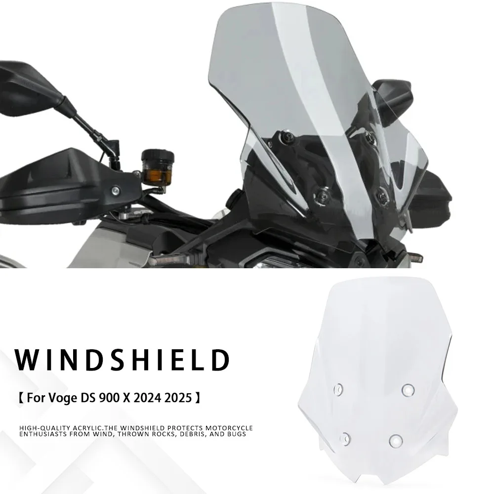 

For VOGE DS900X DS 900X 900DSX 900 DSX DSX900 2024 2025 New Motorcycle Windscreens Windshield Wind Deflectors Viser Visor