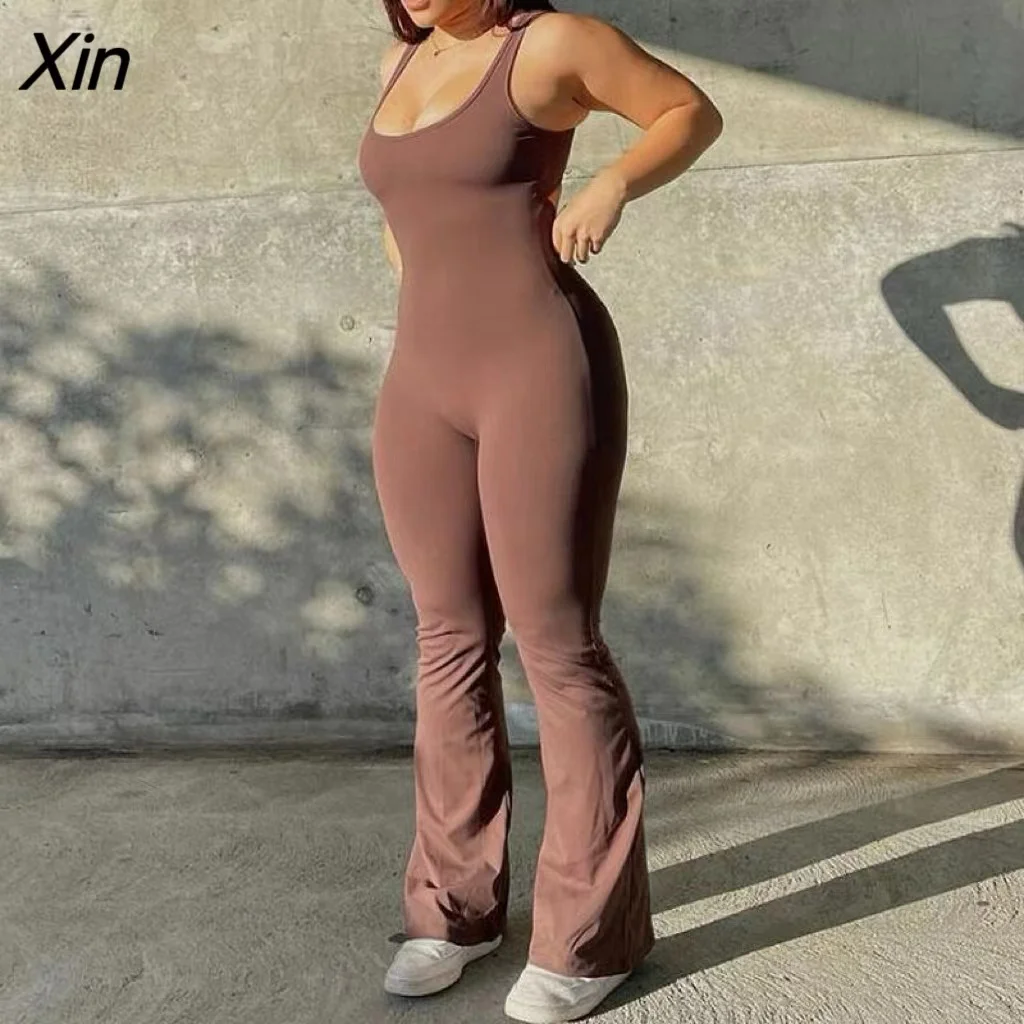 Women Sports Jumpsuit Naked Feeling Gym Set Women Training Yoga Suit Sportswear Fitness Rompers Stretch Female Workout Bodysuits