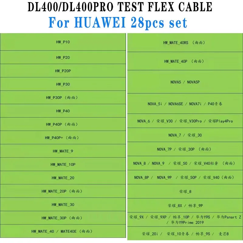 Dl400pro LCD Screen Tester Flex Cable For Iphone Samsung Iwatch Huawei Xiaomi Oppo Vivo 13 12 Mini Max 11 Pro Xs 8 7 6s Testing