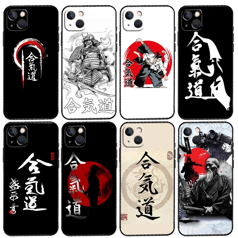 Aikido Phone Case For iPhone 14 13 12 11 15 16 Pro Max 7 8 Plus X XR XS Max 12 13 Mini Cover Case