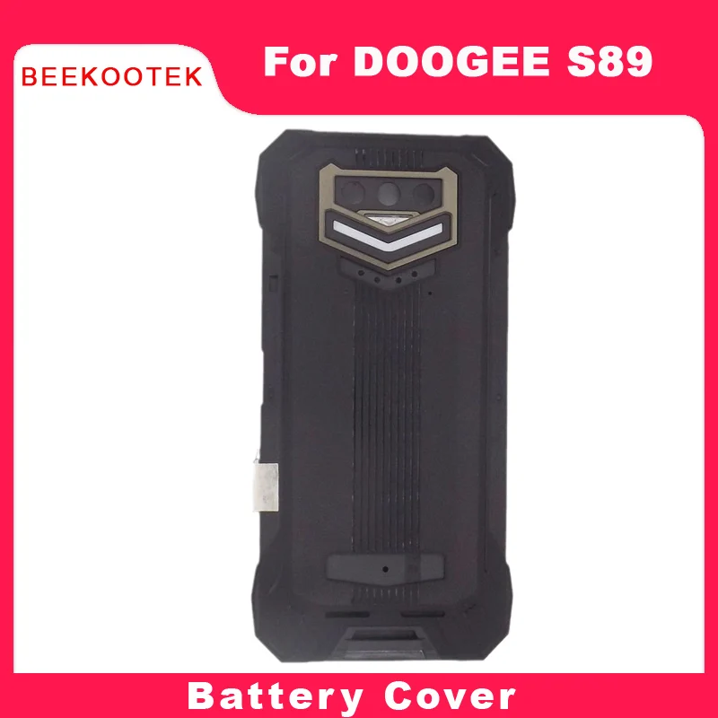 New DOOGEE S89 Battery Cover Back Cover Case Shell with Microphone Fingerprint Sensor Receiver For Doogee S89 S89 Pro Cell Phone