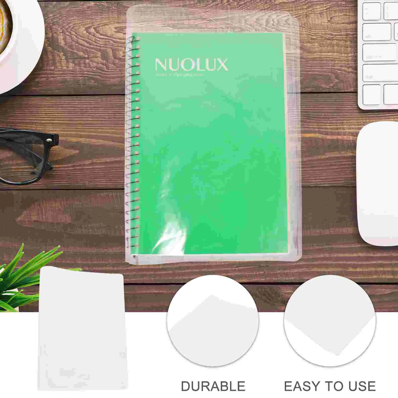 A5 Transparent Protective Case Planner Cover Practical Book Notebook Scrapbook Clear Convenient Textbook Pvc Student Books