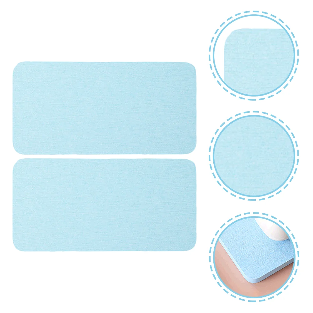 2 Pcs Diatom Mud Absorbent Pad Coaster Water Diatomite Drink Coasters Beverages Dishes Mats Soap Drying Rack Planet Earth