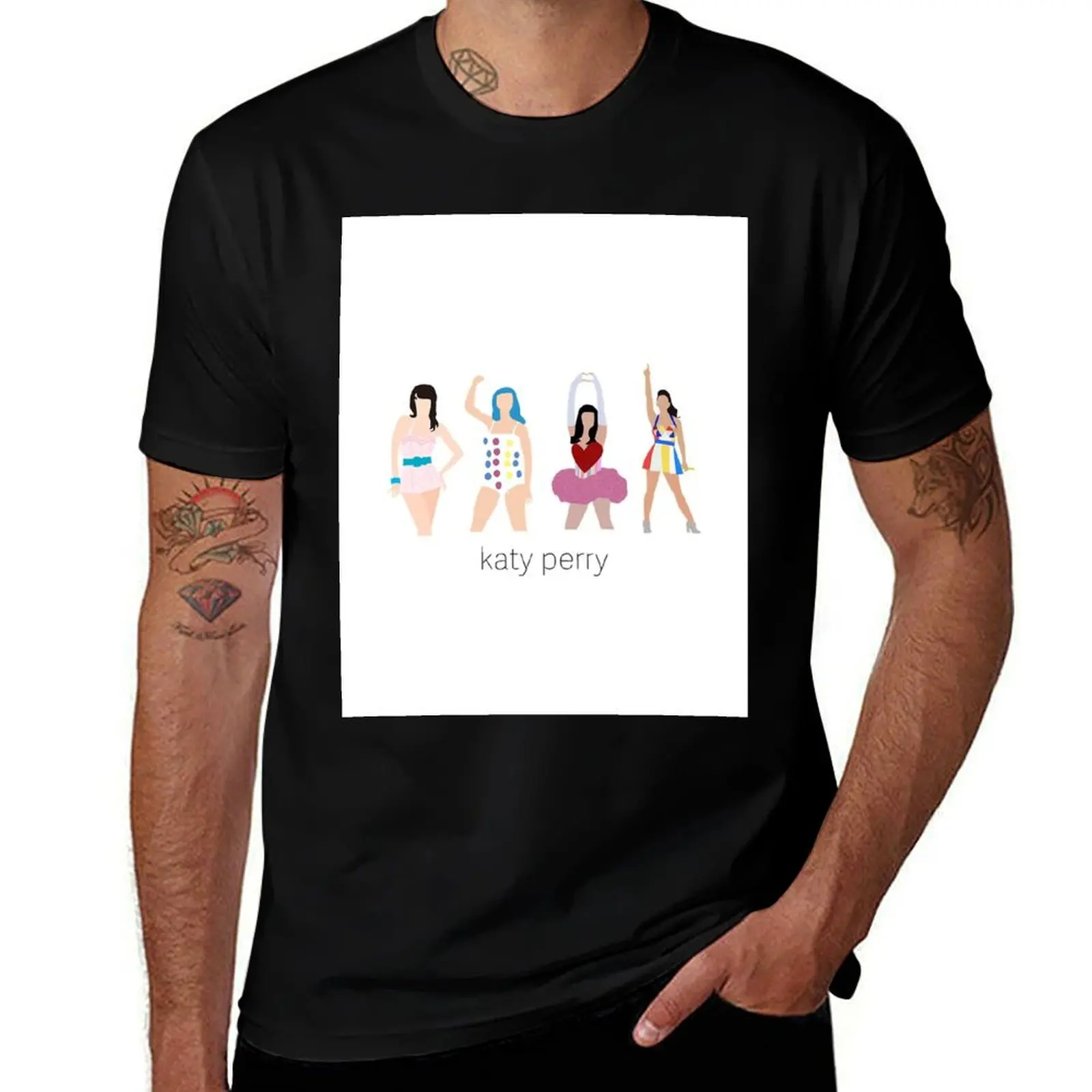 

Katy Perry Cartoons T-Shirt plus size tops new edition cotton graphic tees graphics t shirts for men graphic