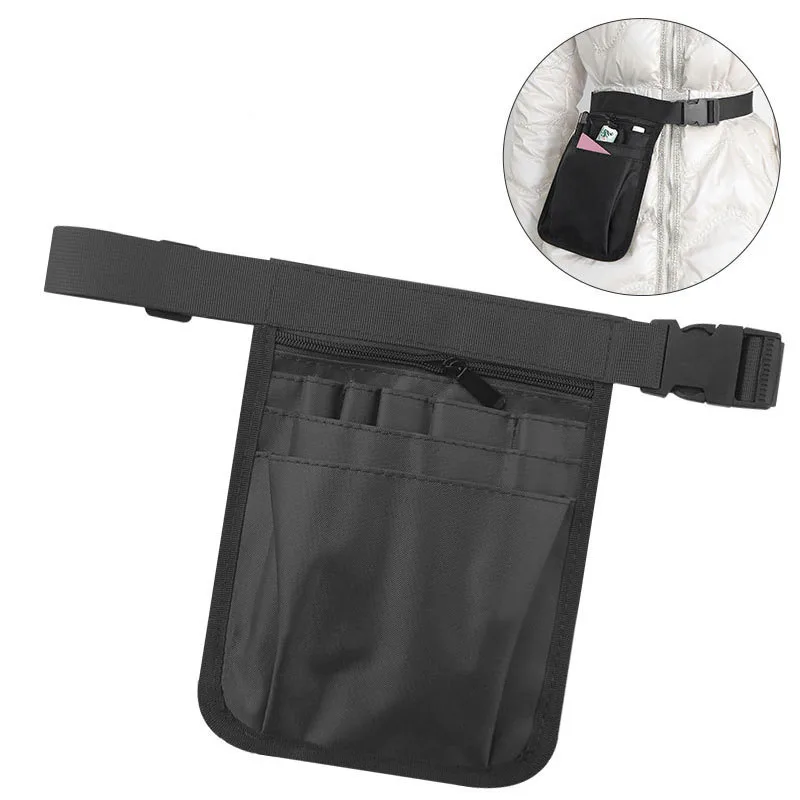 Multifunctional tool belt, outdoor portable storage bag, categorized and layered waist bag, hanging bag