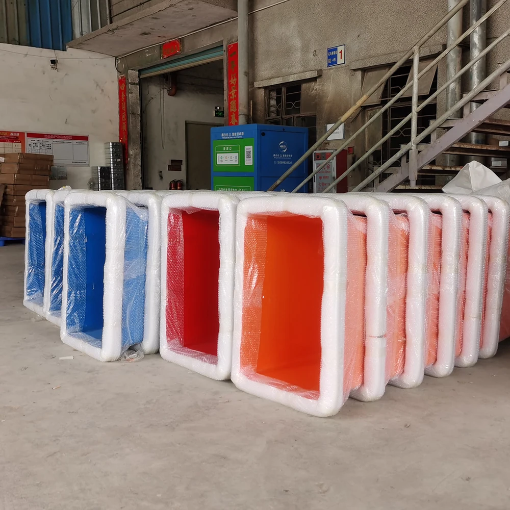 2025 Carretti rossi per la pulizia del bagno di grande capacità Carrello per la pulizia del bucato Carrello per la biancheria pulita Carrelli per la lavanderia dell'ospedale Carrello per la lavanderia dell'hotel