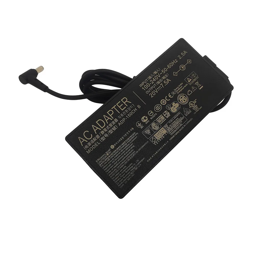 Imagem -06 - Adaptador de Alimentação do Carregador Portátil para Asus Jogos Tuf Fx705dt Fx505d Fx505du Fx505dt Fx505dt A18150p1a Adp-150ch b 150w 20v 7.5a 6.0x 3.7 mm