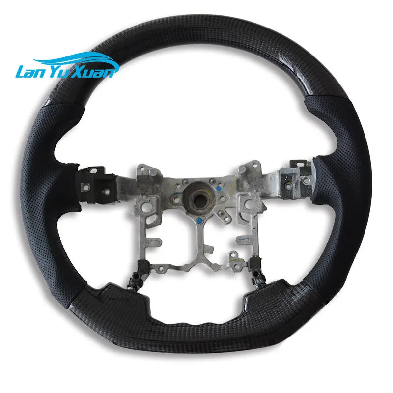 

Suitable for Toyota REIZ MARK X130 steering wheel modification real carbon fiber mahogany car interior modification