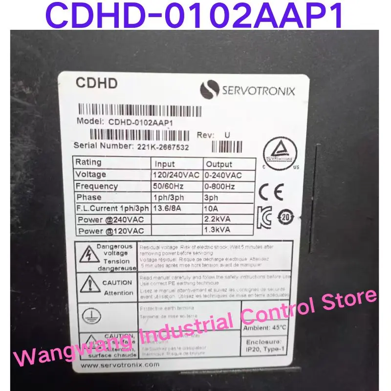 

Second-hand test OK , CDHD-0102AAP1 Servo Drive