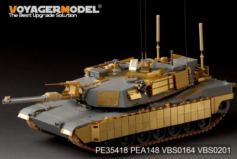 Voyager Model VBS0164 1/35 Scale Modern US M256 120mm M1 Abrams Gun Barrel w/M2 Browning Machine Gun (For DRAGON 3535/3536)