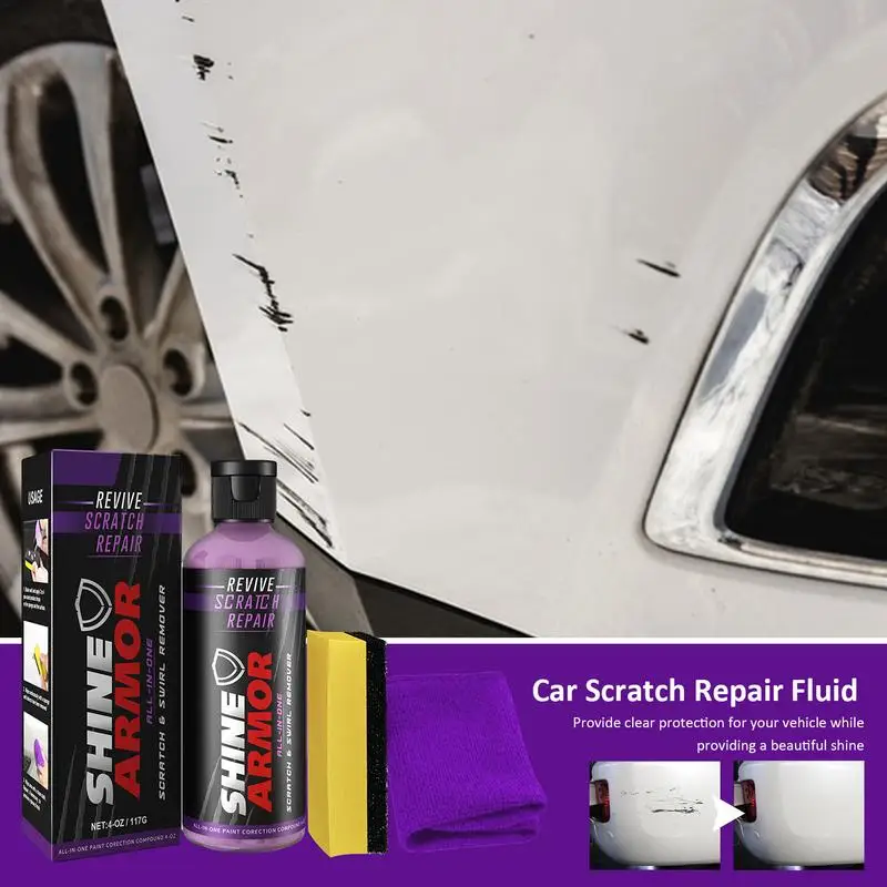 Car Scratch Remover Paint Care เครื่องมือ Auto Swirl Remover รอยขีดข่วนซ่อมขัด Auto Body Grinding Compound Anti Scratch WAX