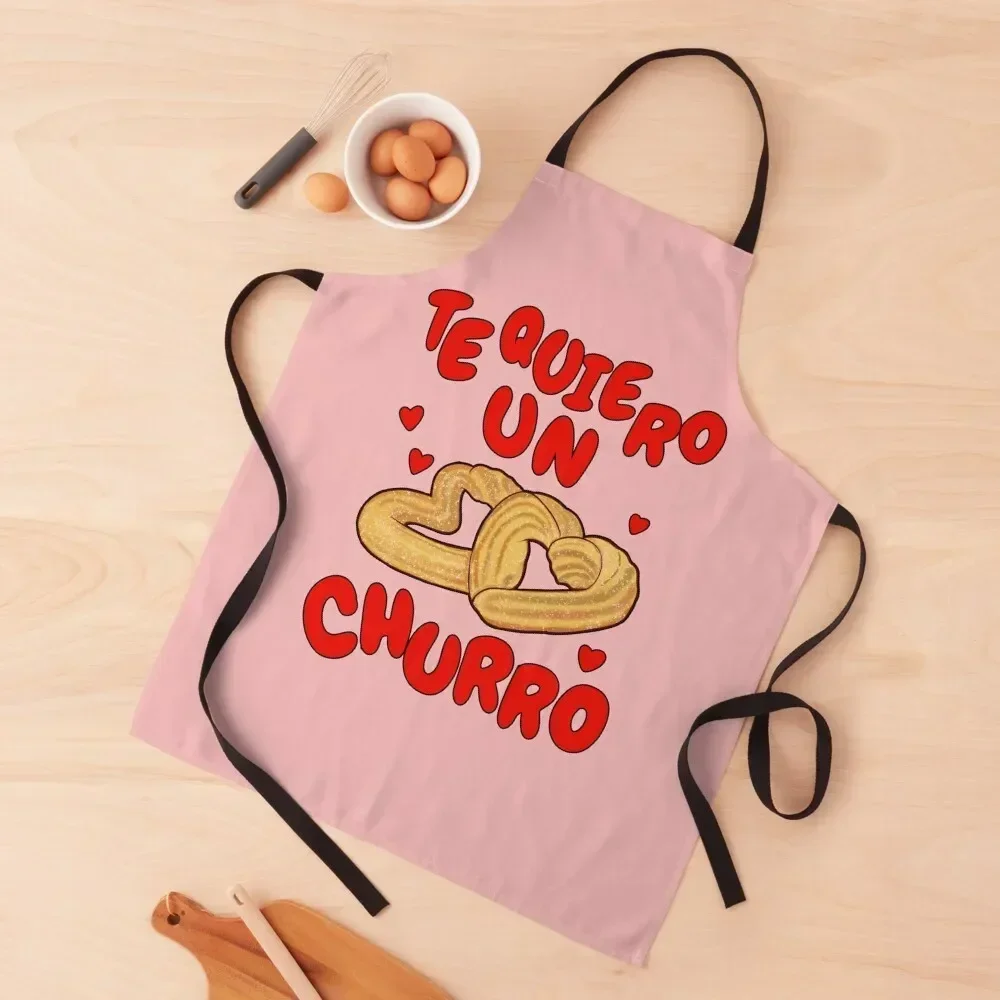 Te quiero un churro Apron Teacher useful gadgets for home Cooking Clothes Men kitchen Apron