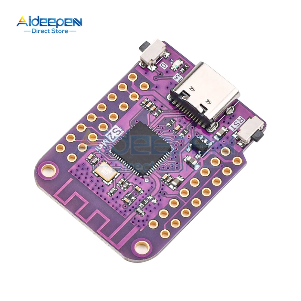 ESP32 S2 Mini WiFi Board Based ESP32-S2FN4R2 ESP32-S2 4MB Flash Type-C เชื่อมต่อใช้งานร่วมกับ MicroPython
