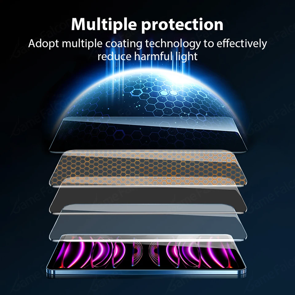 Protector de Pantalla de Vidrio Templado para iPad A16 Pro 11 12.9 13 M5 M4 10ª 10 Generación Air M3 5 4 3 7ª 8ª 9ª 10.2 Mini 6 7 Película 5