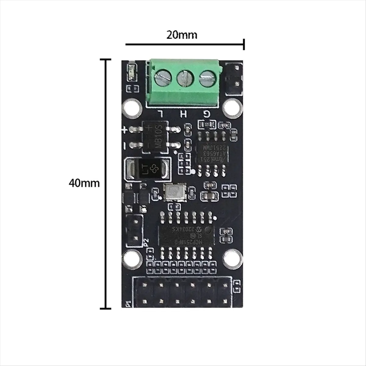 (A03R) SPI to CANFD Module MCP2518FD Module ATA6560 Transceiver CAM Bus Module Ultra MCP2515
