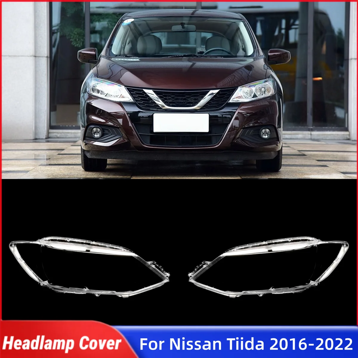 

Для Nissan Tiida 2016 2017 2018 2019 2020 2021 2022 2023 2024 автомобильные детали и аксессуары абажур фары крышка фары