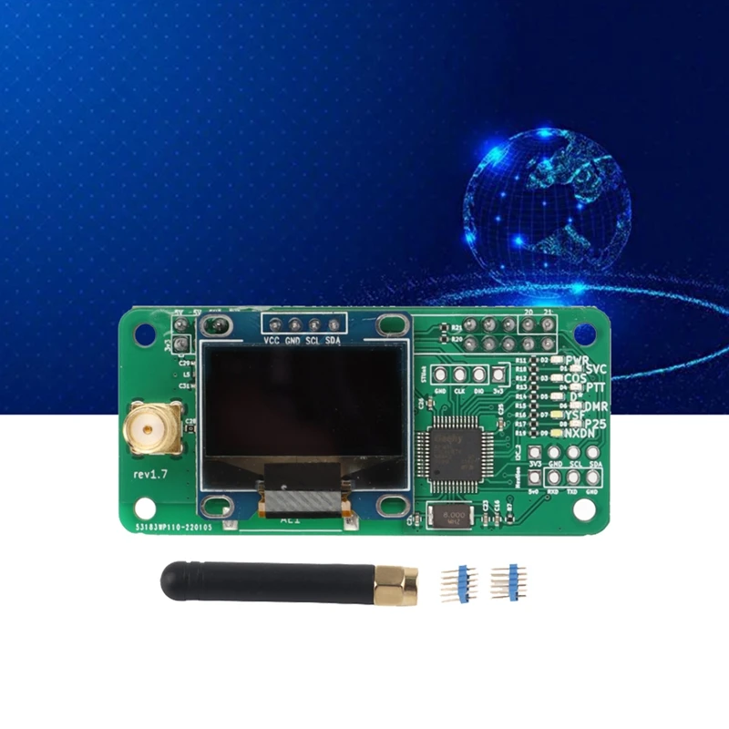 For Raspberry Pi Extended MMDVM Hotspot OLED MMDVM DMR P25 YSF DIY Multi-Function Convenient Loose Parts