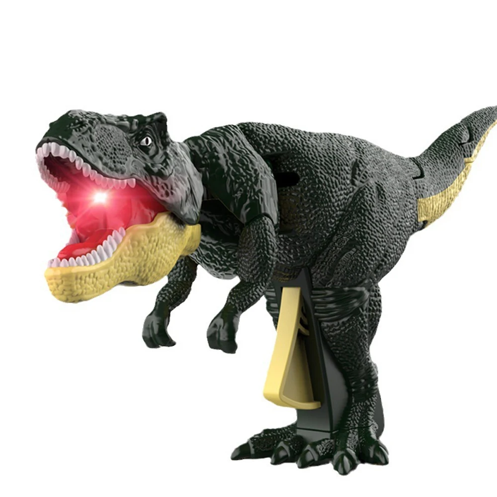 Children Decompression Dinosaur Zazaza Toy Creative Battery-free Telescopic Spring Swing Fidget Toys Christmas Gifts for Kids