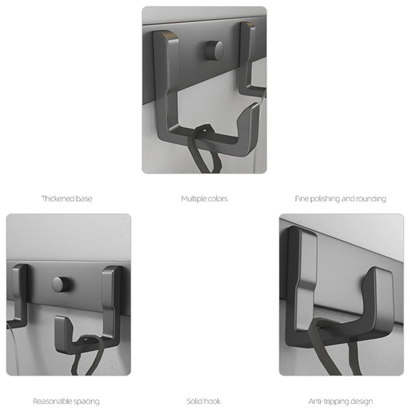 A56X Behind The Door Clothes Hook Clothes Hook Towel Clothes Hook Wall Hook Sticky Wall Hook No Need To Punch Clothes Hook
