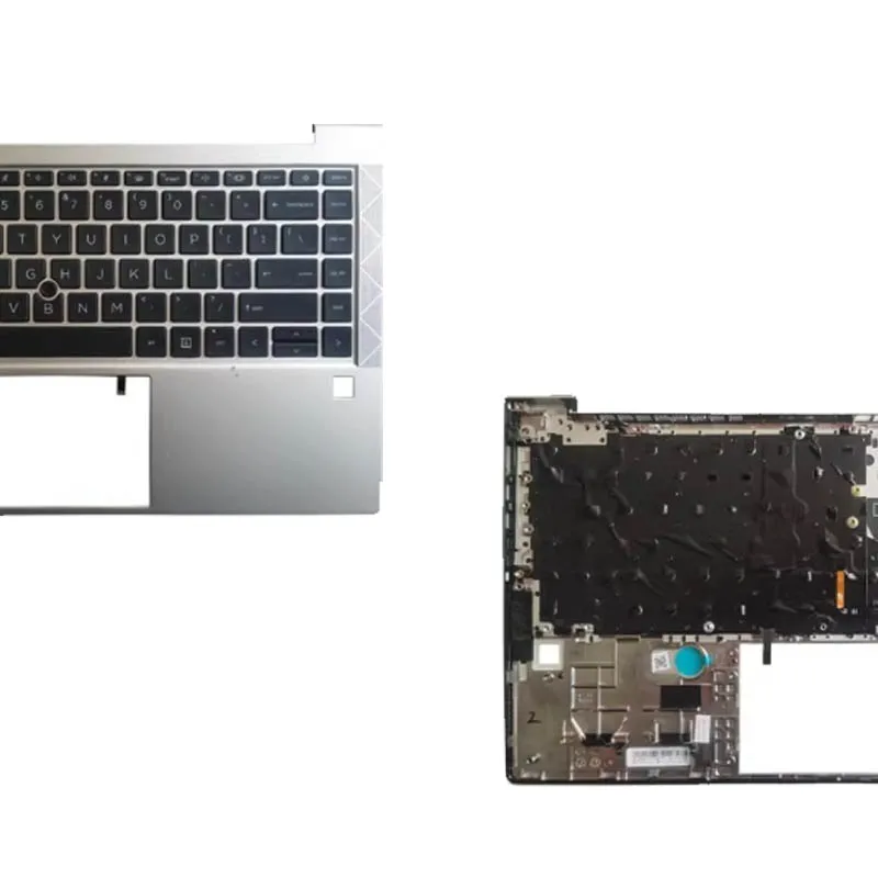 New US Latin Spain Keyboard For EliteBook 840 G8 G7 740 745 845 G7 G8 Laptop Palmrest Top Backlight Keyboard Replace Case