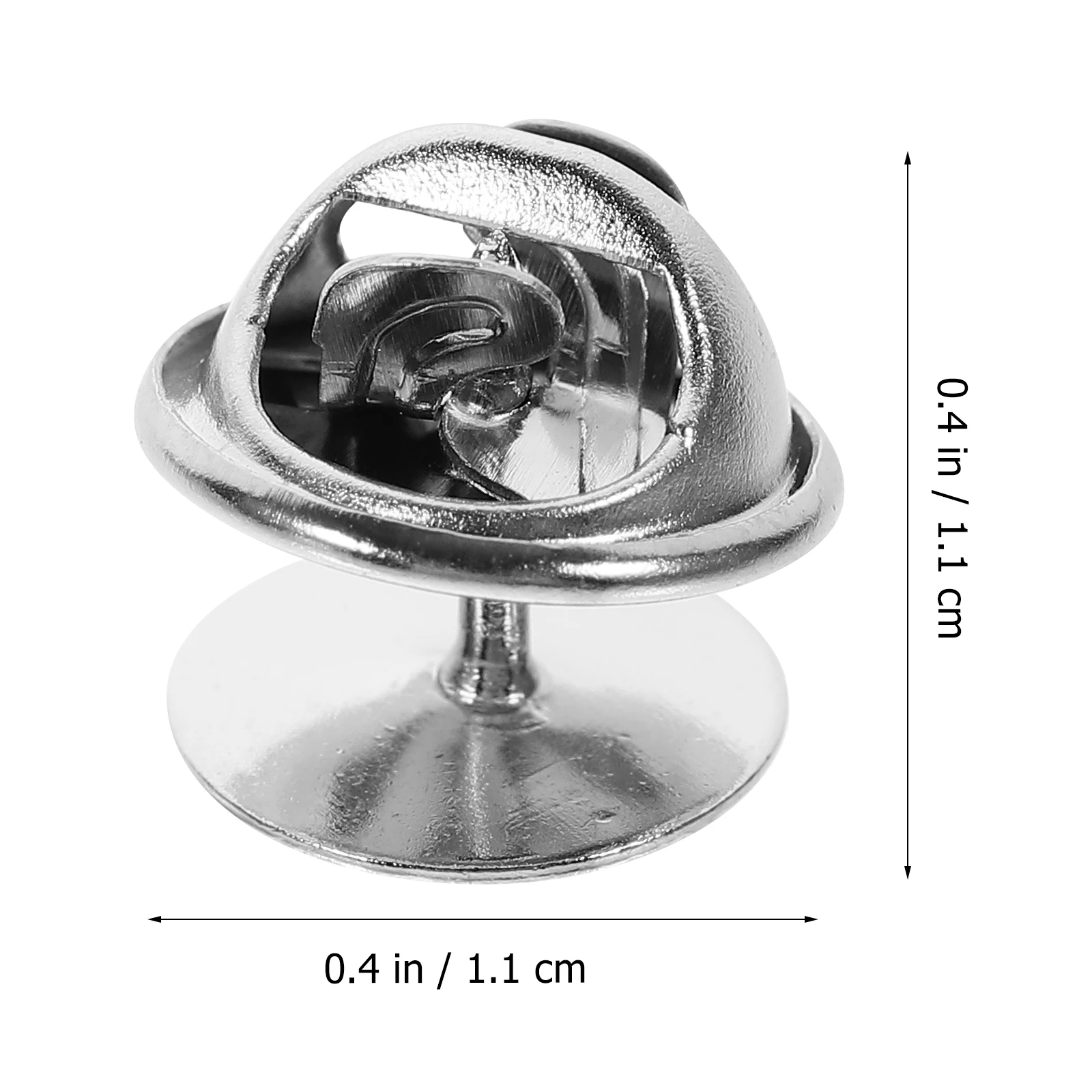 

50pcs Butterfly Clutch Backings Tie Tacks Keepers Blank Pins Clutch Pin Backs Locking Pin Keeper Cap Replacement For Jewelry