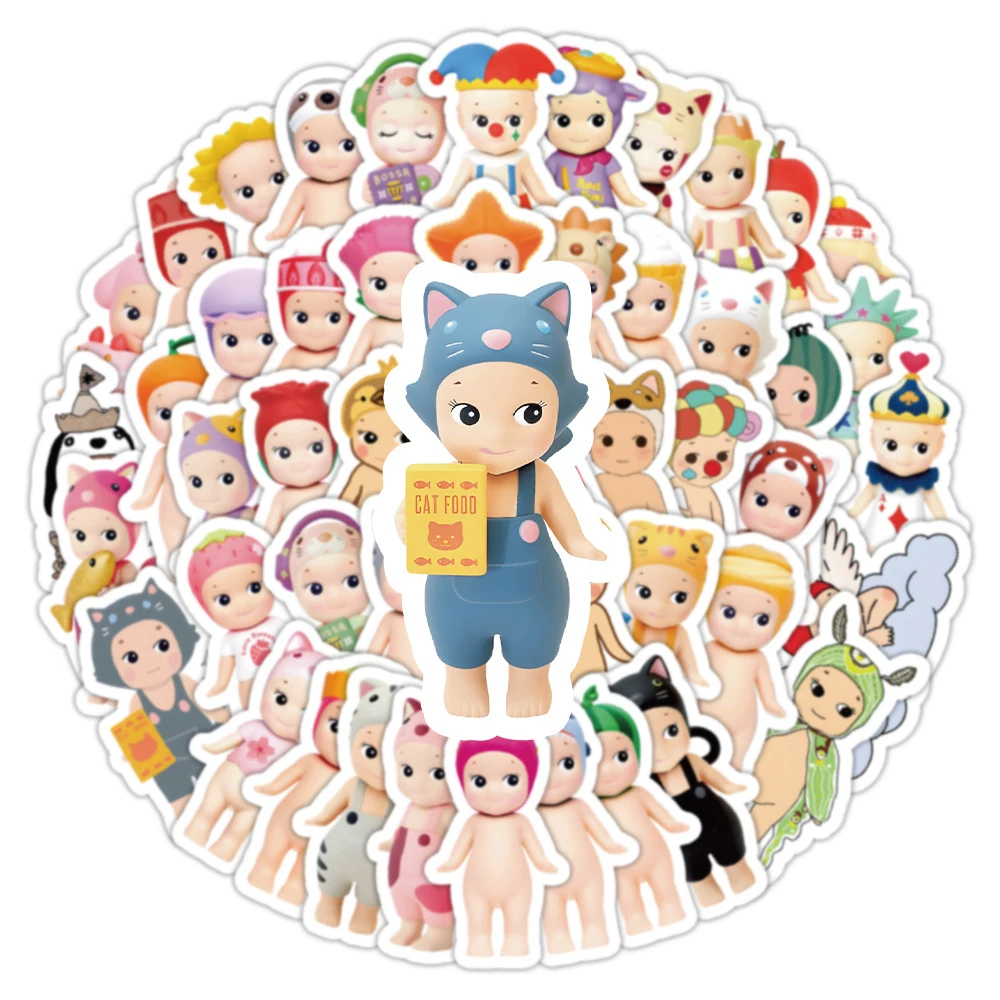 10/30/50/100pcs Character Goods Sonny Angle Cartoon Stickers Decals Toys DIY Phone Laptop Kawaii Cartoon Stickers Kids DIY Gifts