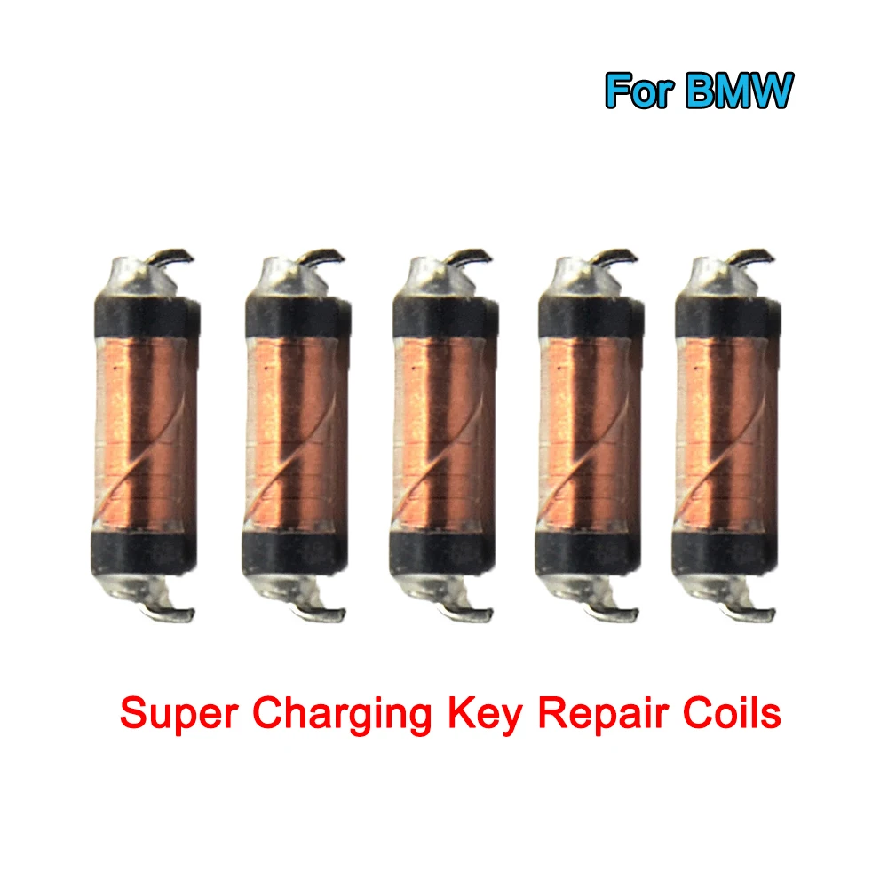 YIQIXIN 5/10 PCS Transponder Inductance Coil For BMW X1 X3 X5 X6 X7 Super Charging Key Repair Coils Replacement Remote Car Key