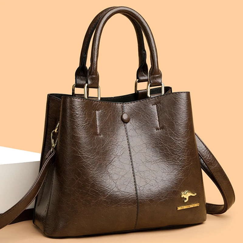 

Classic Designer Inspired Women Shoulder Bag Luxury Leather Tote High End Crossbody Handbag Elegant Vintage