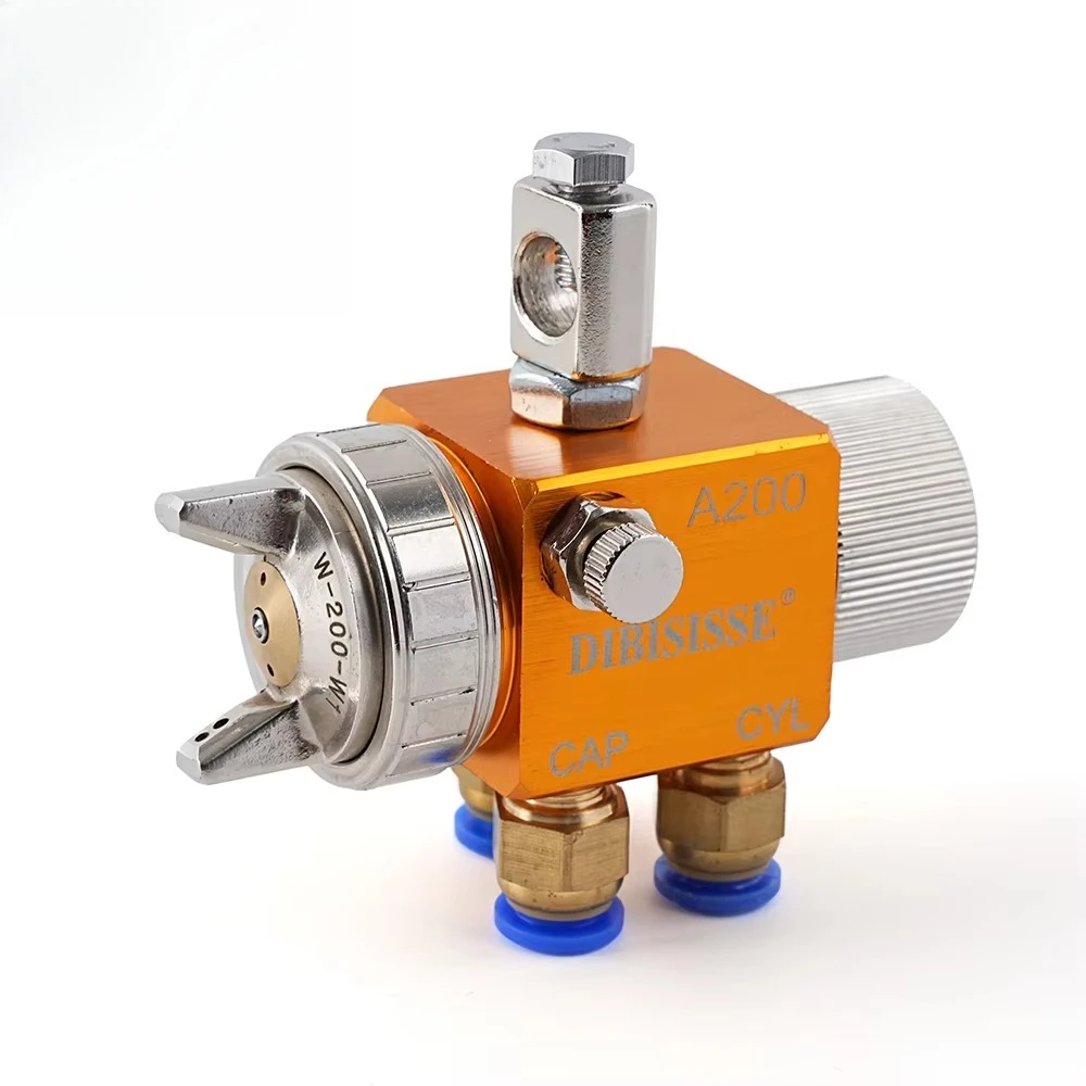 A200 Automatic Air Spray Gun 1.2/1.5/2.0/2.5 MM Spray Nozzle Wave Soldering Plastic Suction Machine Coating Pneumatic Tools